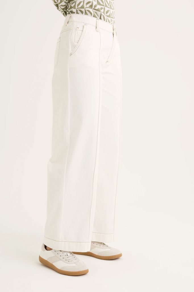 Briar Wide Leg Jean in Ecru