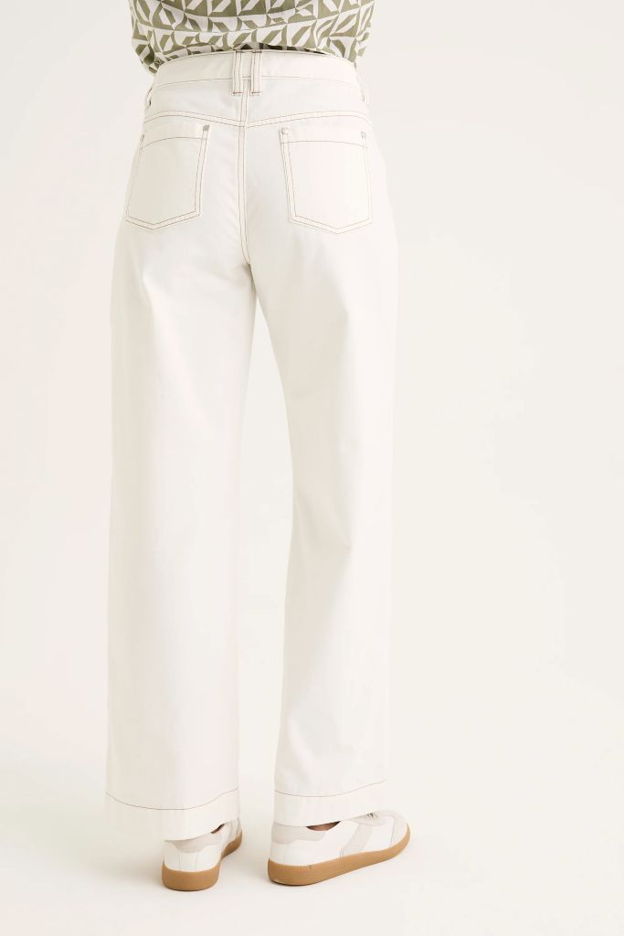 Briar Wide Leg Jean in Ecru