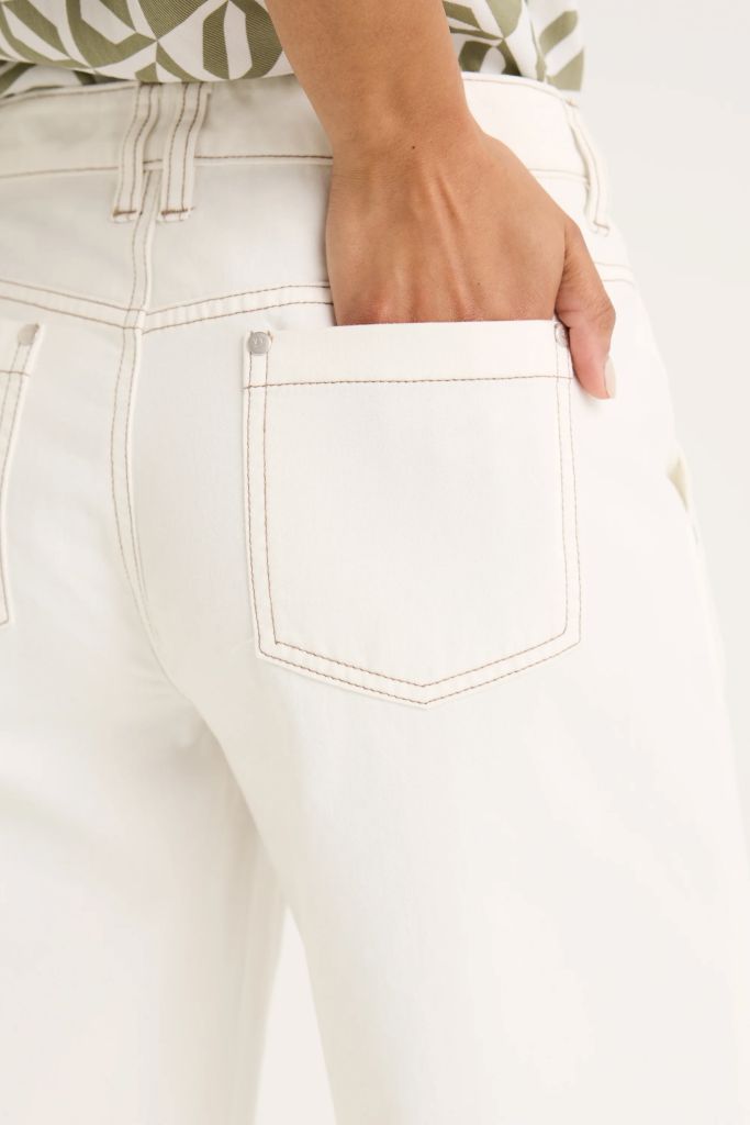 Briar Wide Leg Jean in Ecru