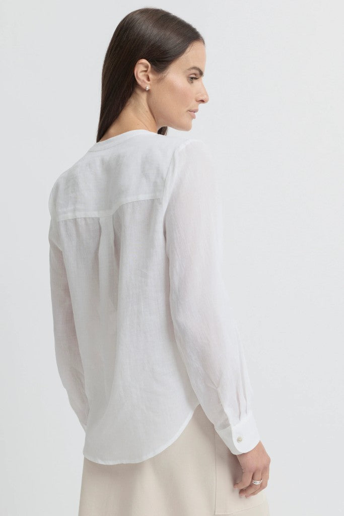 Purity Pintuck Shirt in White