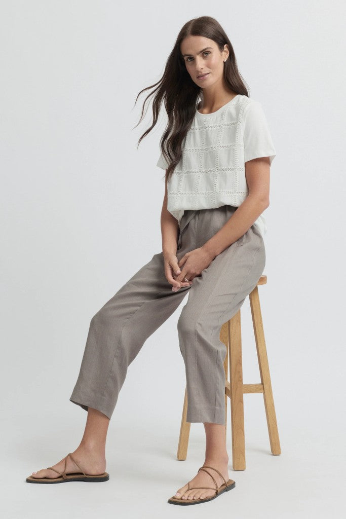 Tirari Slim Pant in Earth