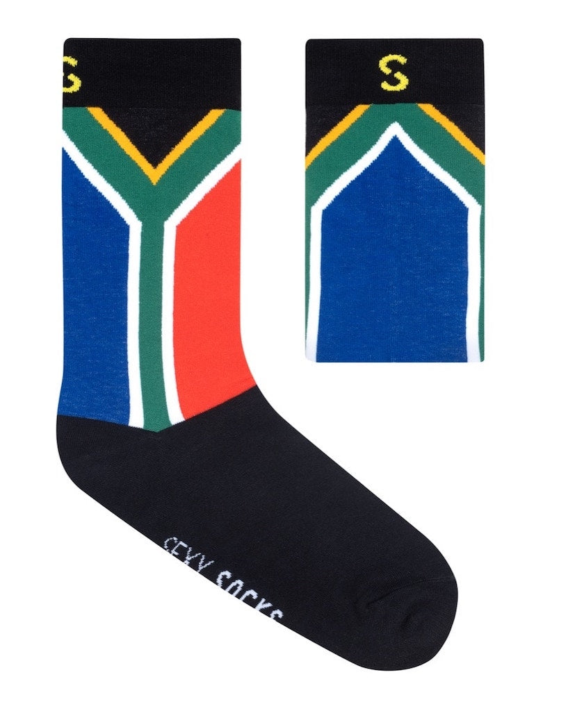 Bamboo ZA Flag Socks