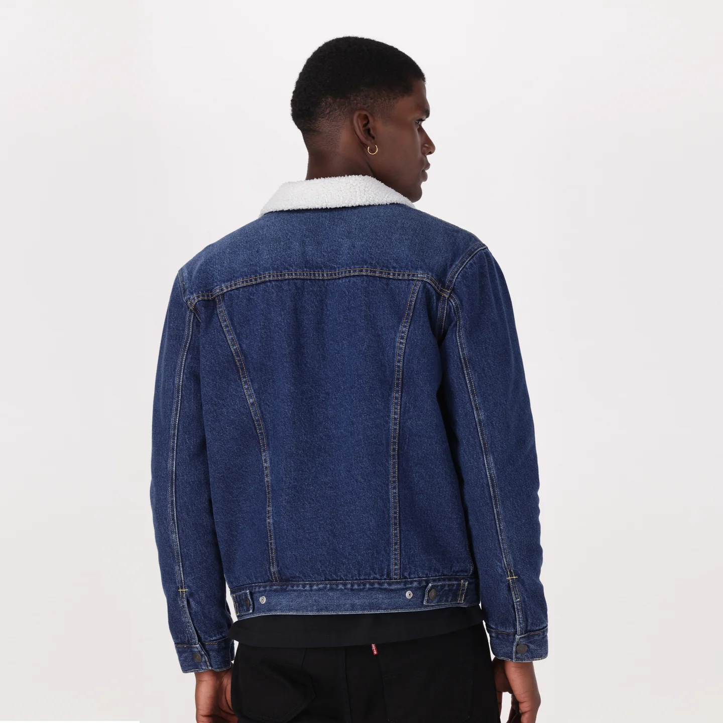 Type 3 Sherpa Jacket in Dark Stonewash