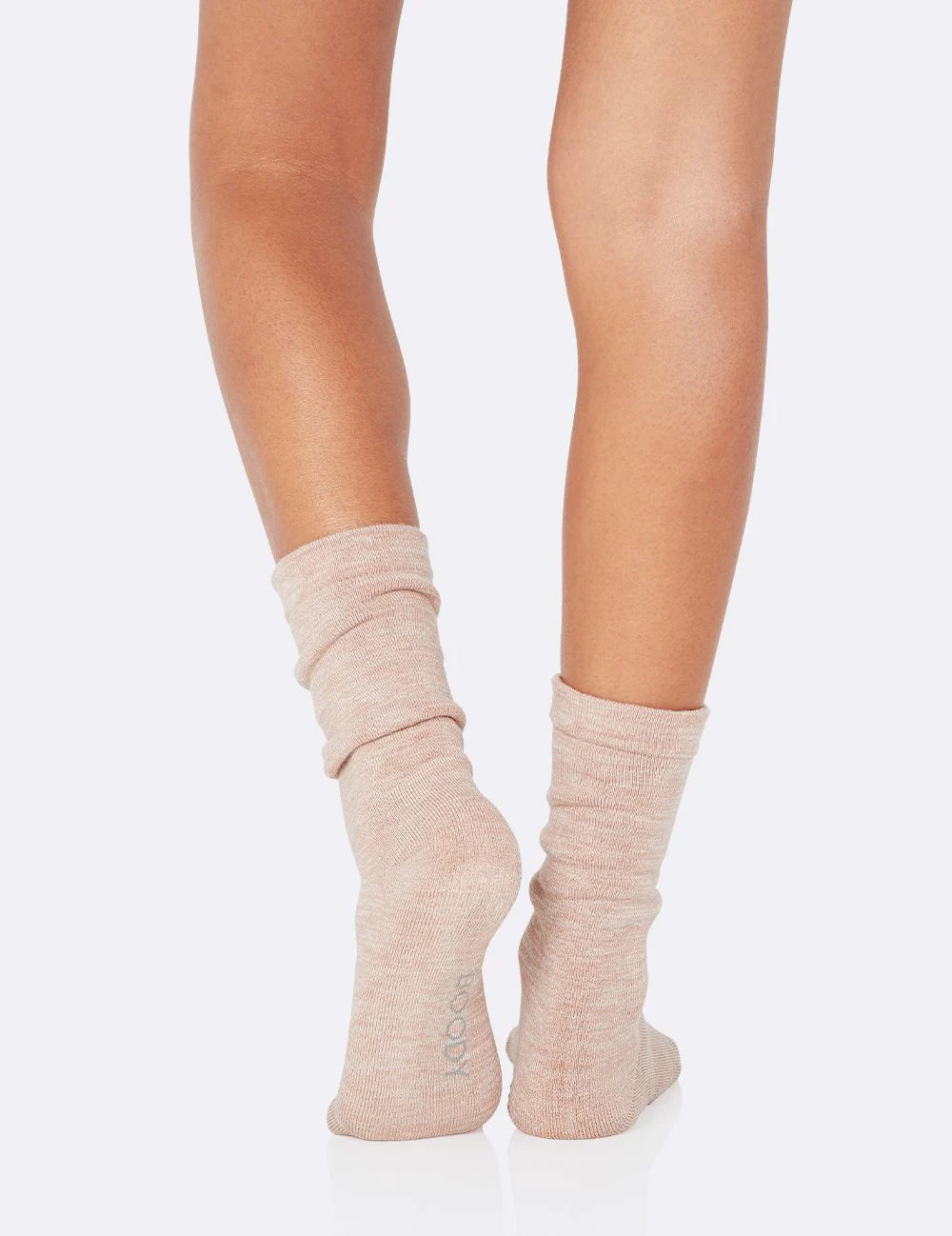 Chunky Bed Socks in Dusty Pink