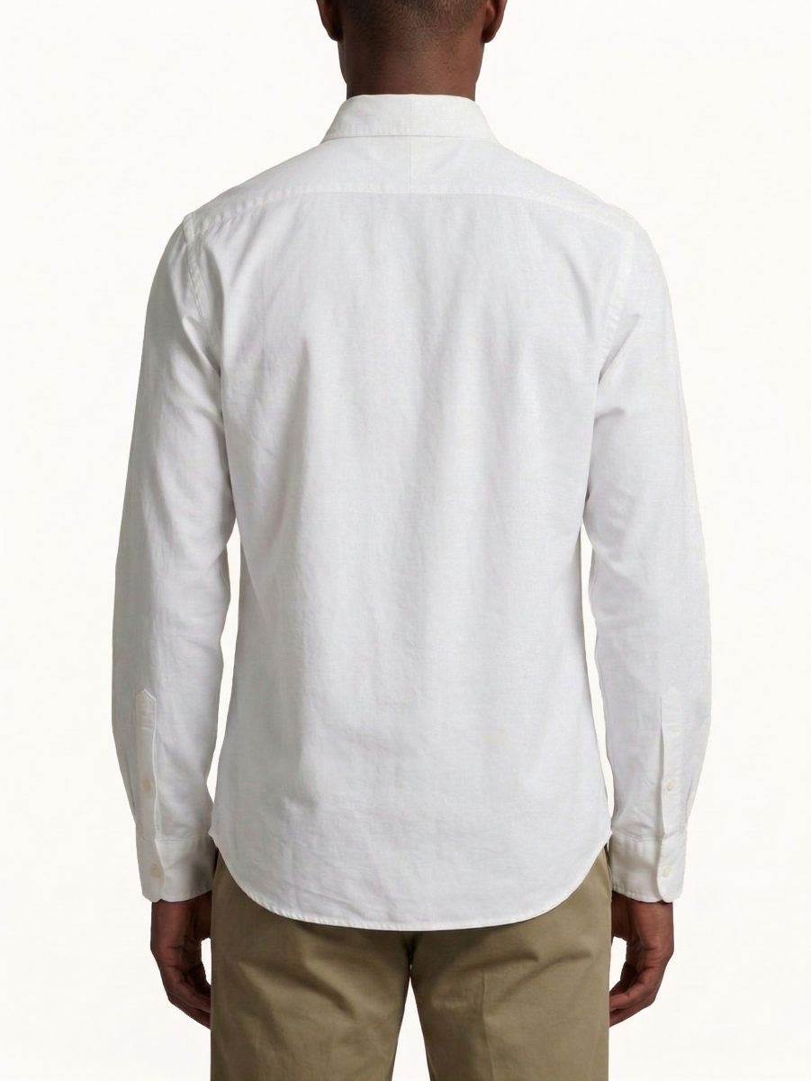 Classic Oxford Long Sleeve Shirt in White