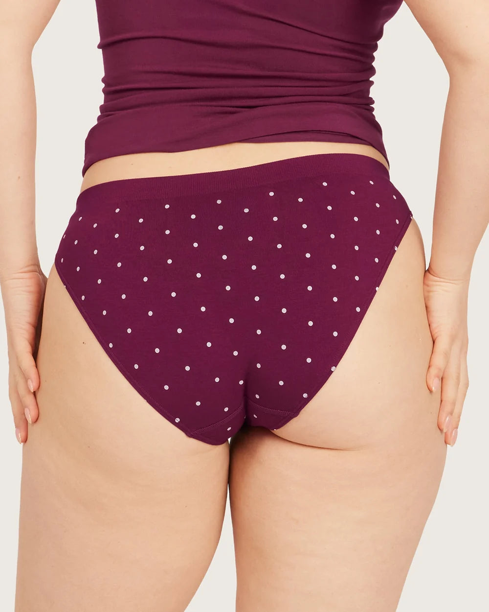 Classic Bamboo Bikini in BCA Dark Pink