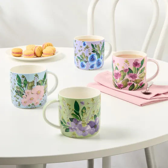 Bouquet Mug in Pink