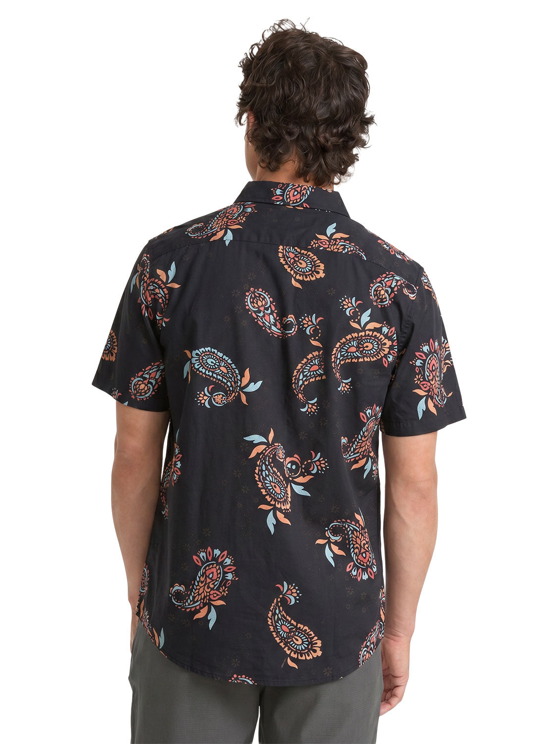 Sundays SS Woven Top in Black