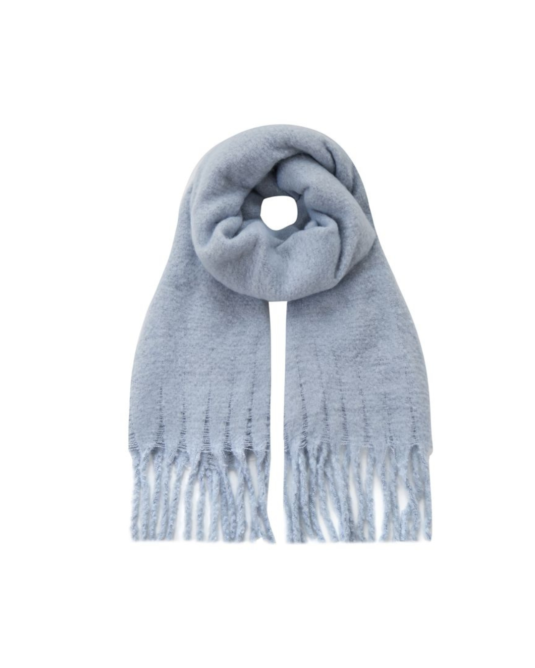 Oversized Cashmere Feel Scarf in Baby Blue
