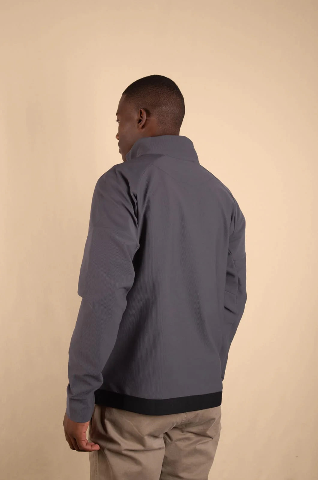 Coover 1/3 Zip Pullover in Grey