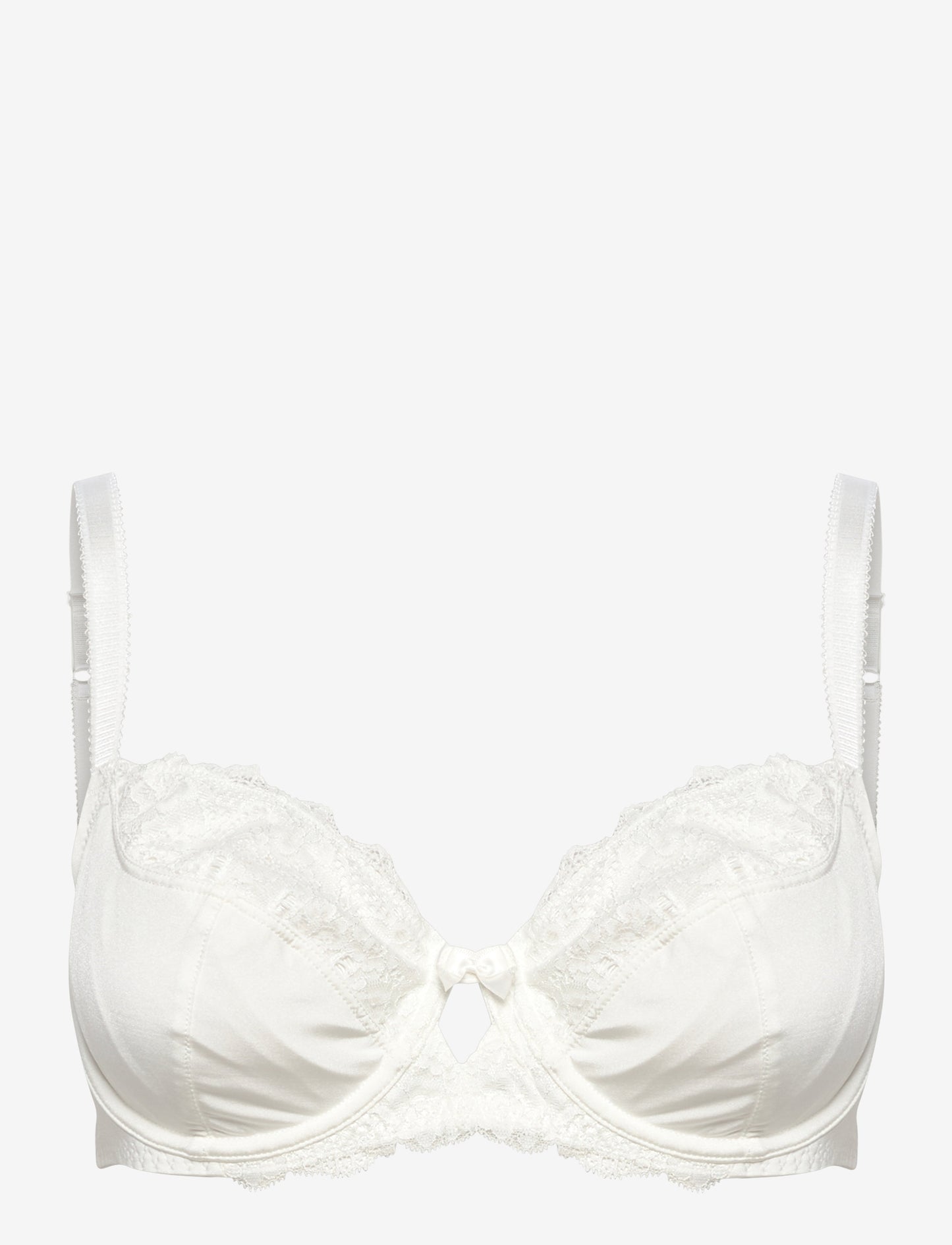 Celine Full Cup Unpadded Bra in Ivory