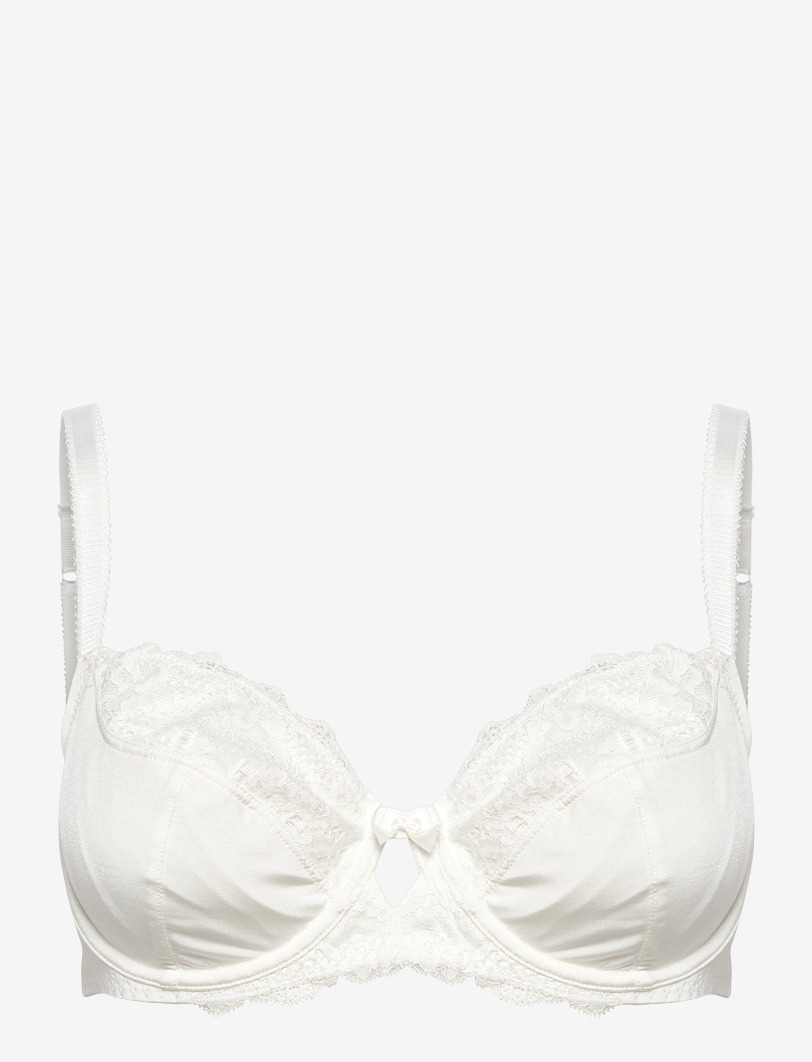 Celine Full Cup Unpadded Bra in Ivory