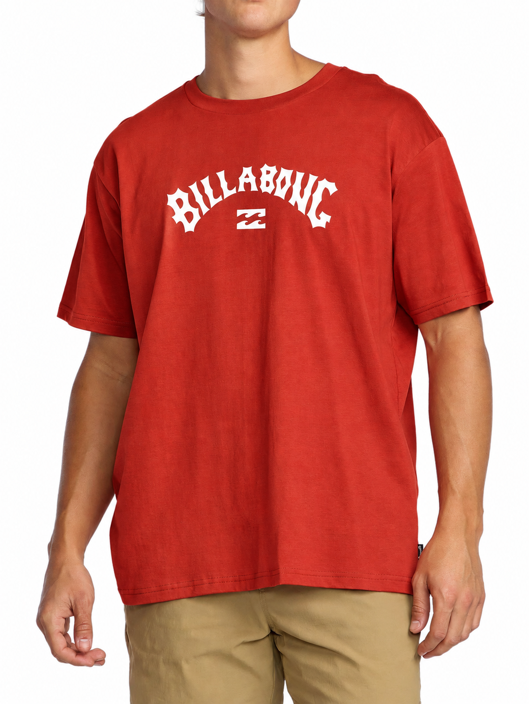 Arch Wave SS Tee in Fired Red