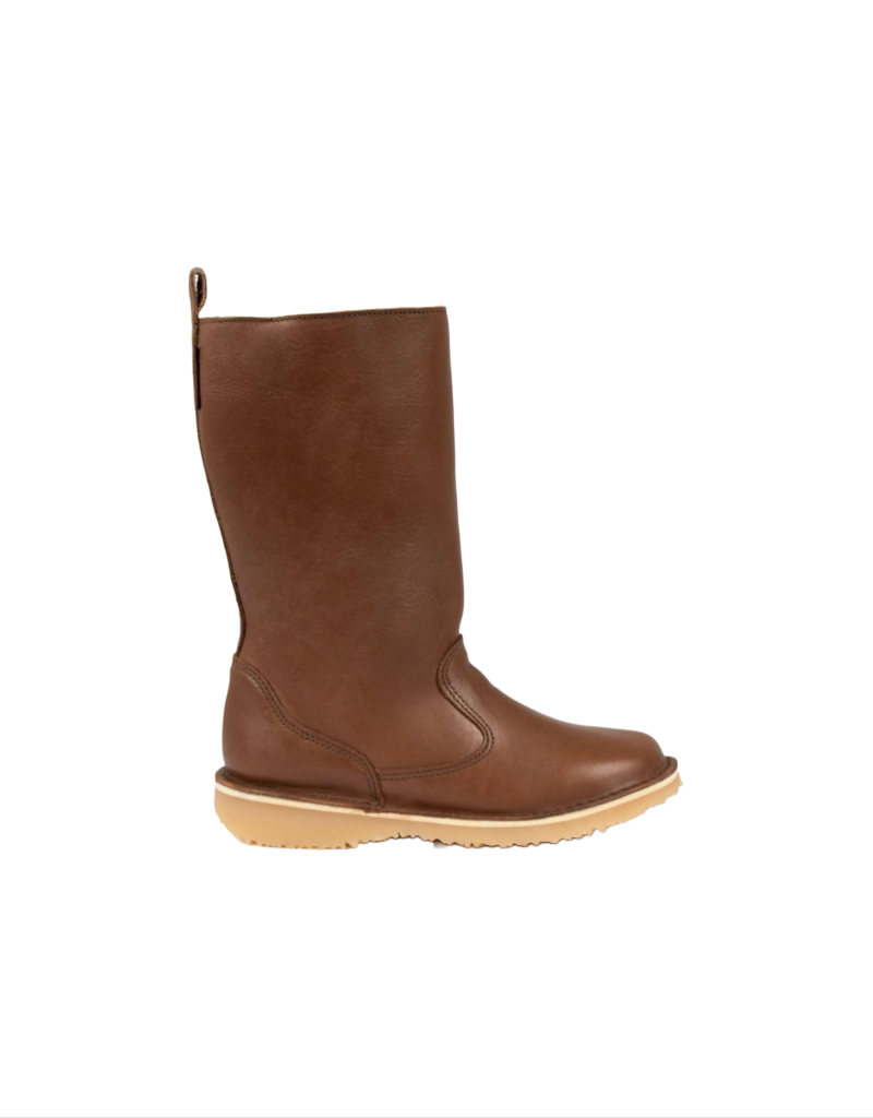 Eskimo Wool-Lined Leather Boot in Ontspan Brown