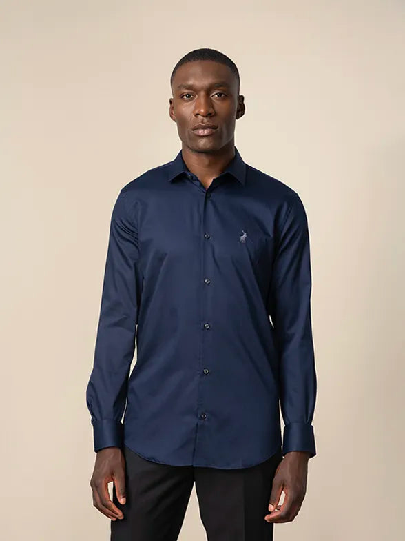 Greig Shirt in Dark Navy