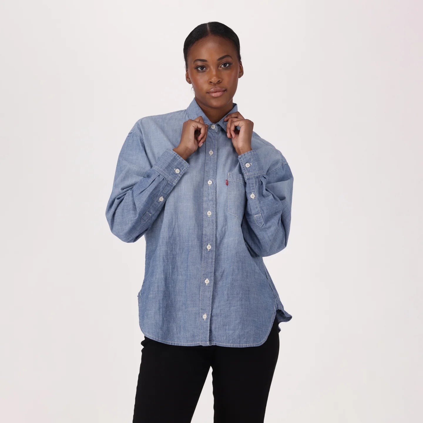 Harlie Boyfriend Shirt in Good Daze