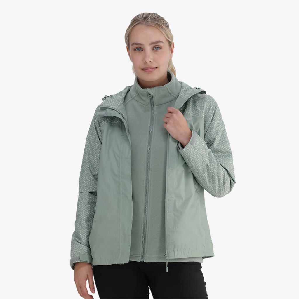 Vapour Jacket in Lily Pad/Cool Grey