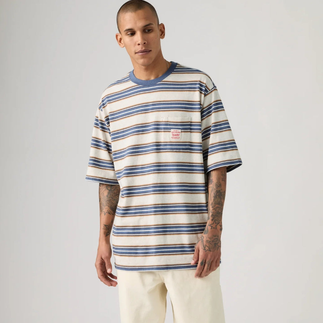 Levi's Workwear Caspian Stripe Tee | Shop AP Jones Online Now