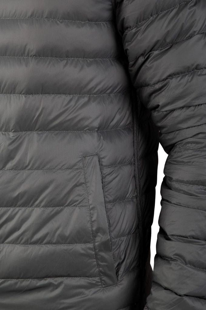 Regal Reversible Puffer in Black / Stormy Green