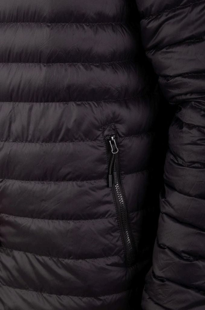 Regal Reversible Puffer in Black / Stormy Green