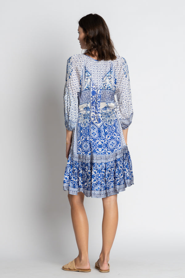 Sensiri Dress in Navy