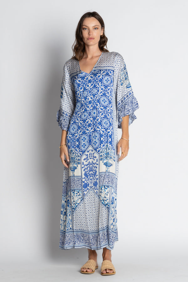 Sensiri Midi Dress in Navy