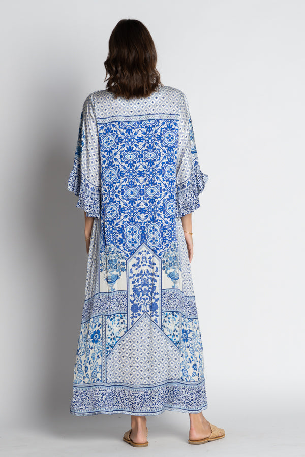 Sensiri Midi Dress in Navy