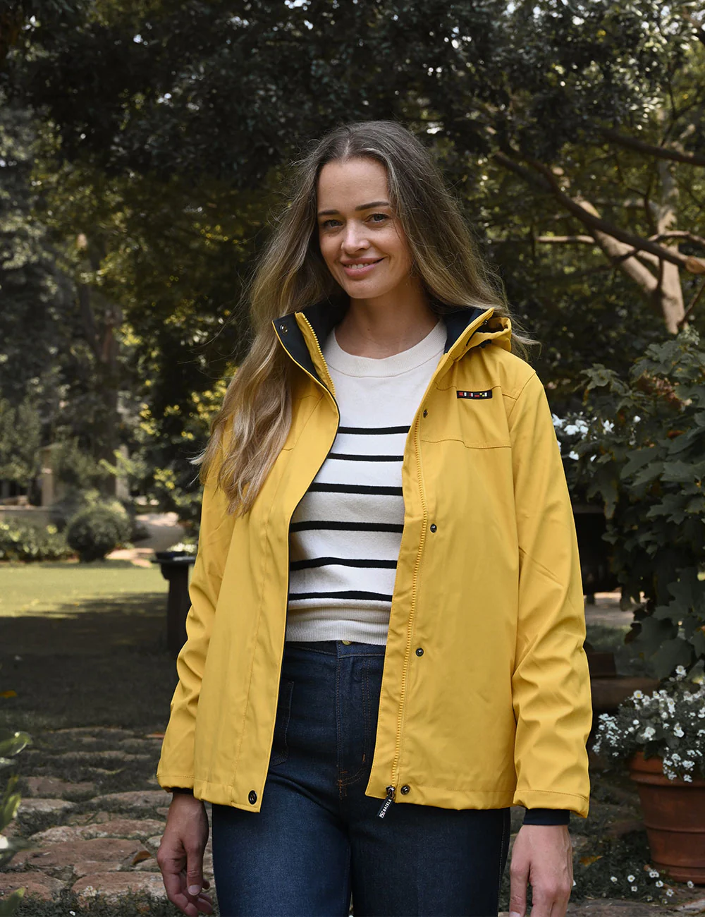 Málaga Rain Jacket in Yellow