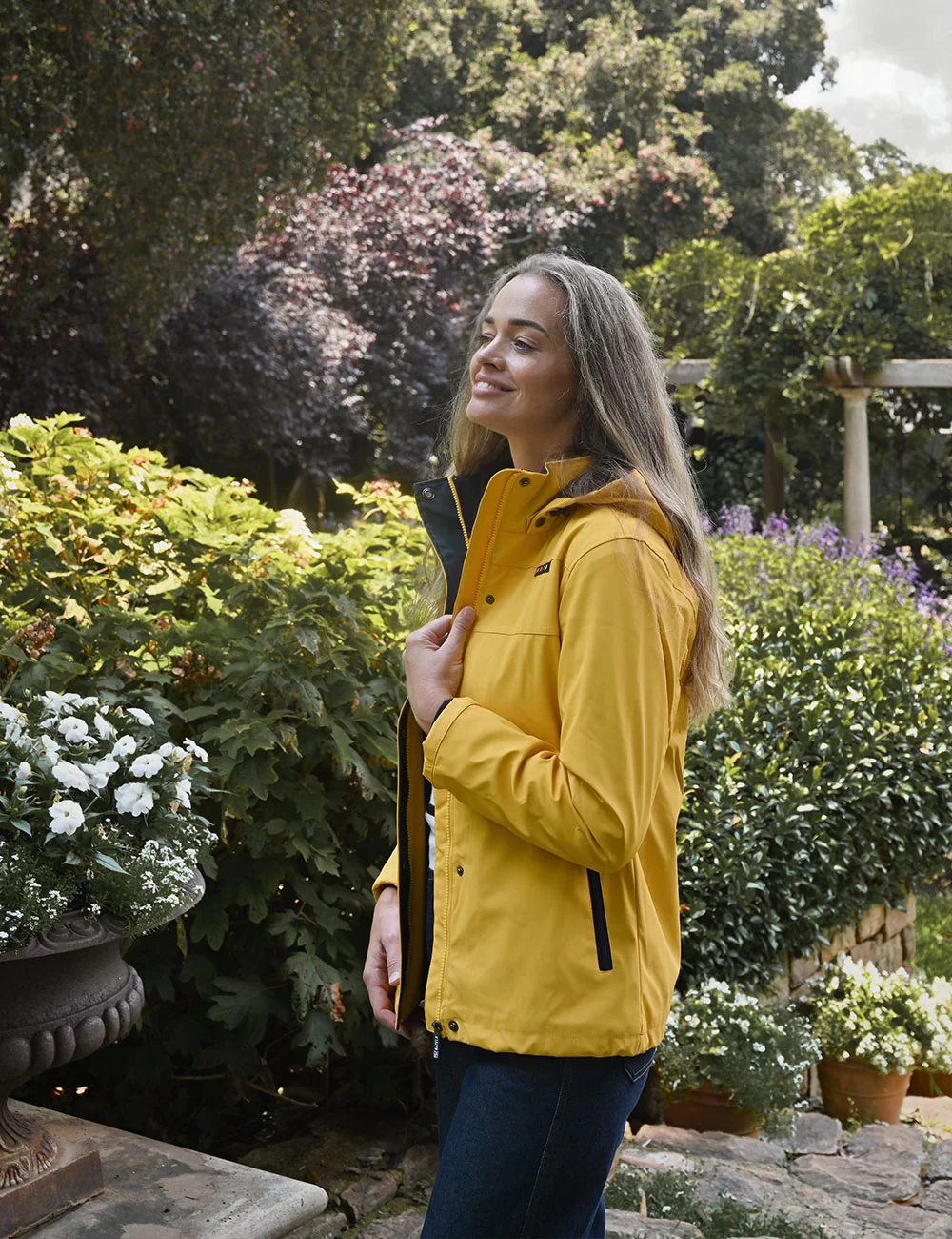 Málaga Rain Jacket in Yellow