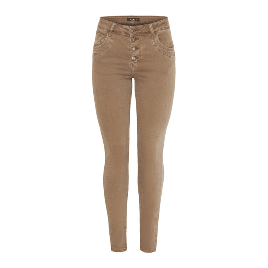 Betty Stretch Jeans in Camel