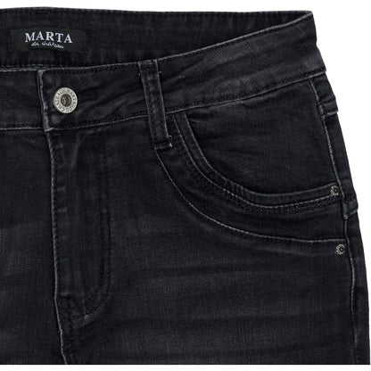 Mette Stretch Jeans in Charcoal