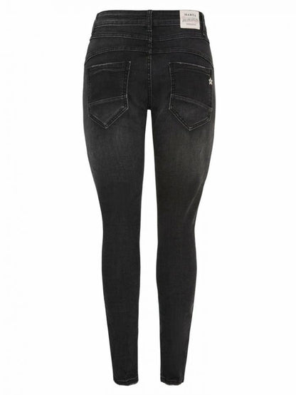 Mette Stretch Jeans in Charcoal