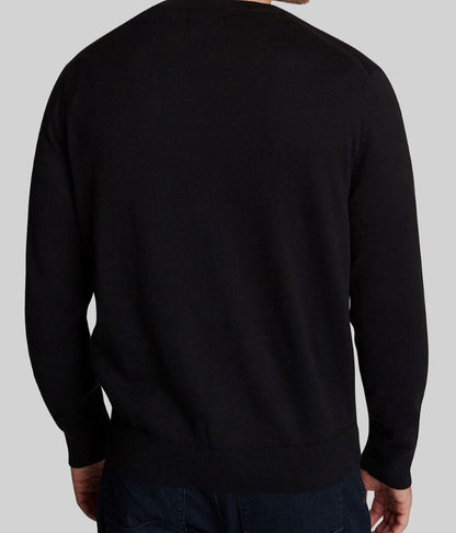 Navtech V-Neck Sweater in True Black