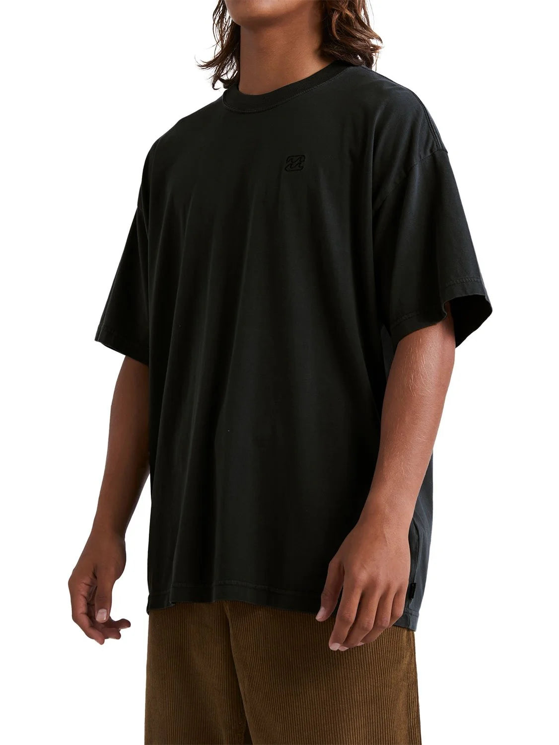 OG Wave Wash SS Tee in Washed Black