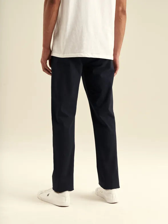Milan Straight Leg Chino in Navy