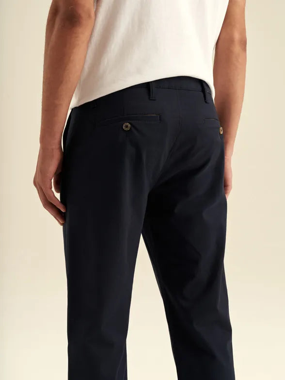 Milan Straight Leg Chino in Navy