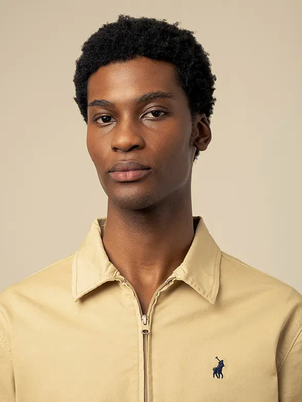 Harrington Jacket in Stone
