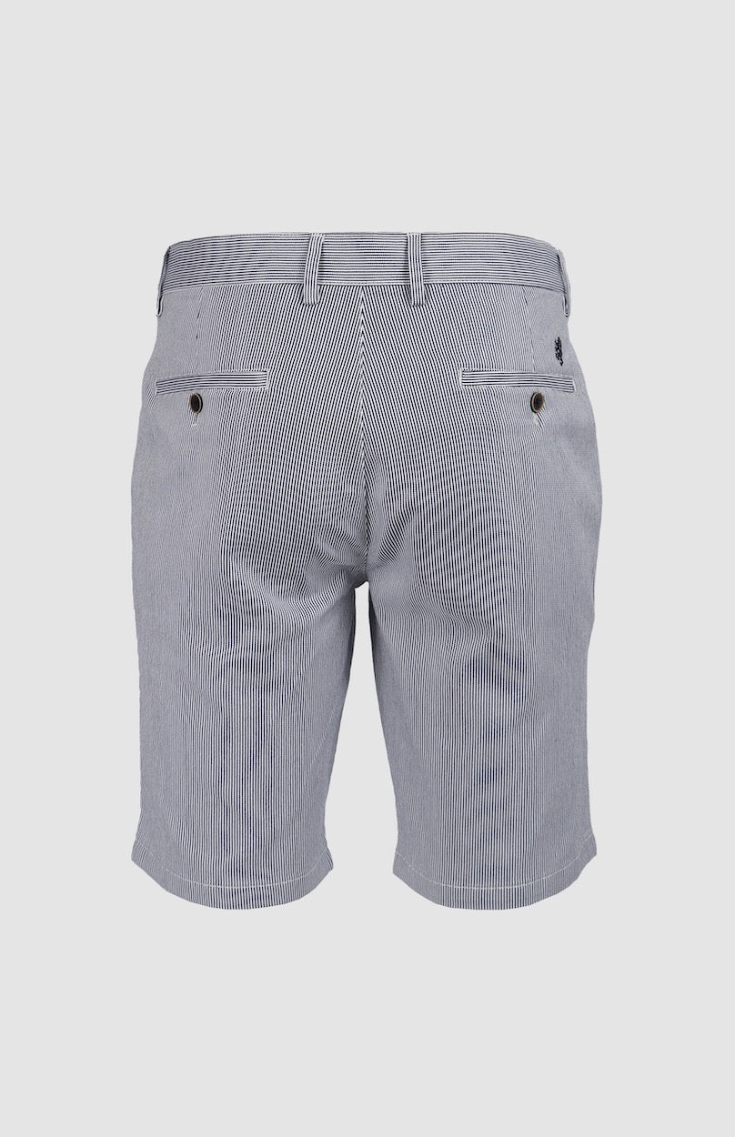 Mike Striped Shorts in Blue / White