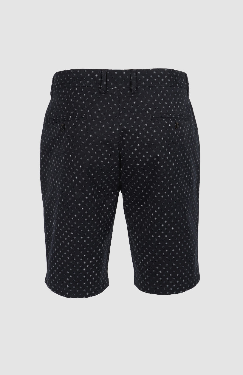 Peter Printed Shorts in Navy