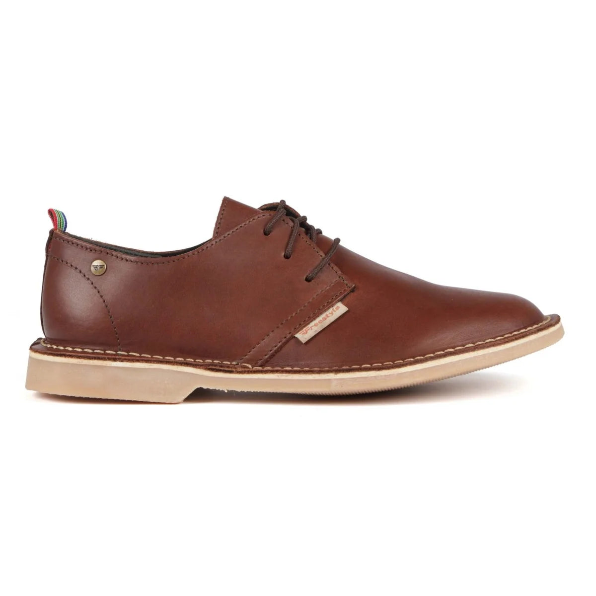 Rambler Premium Leather Shoe in Pitstop Brown