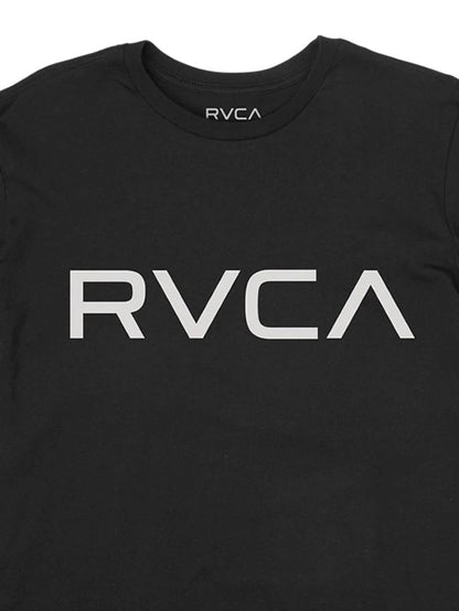 Big RVCA LS Tee in Black/White