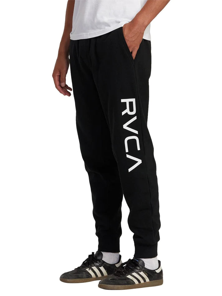 Big RVCA Sweat Pants in Black
