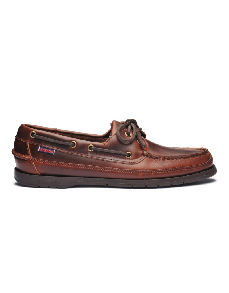 Schooner Boat Shoes in Brown Gum