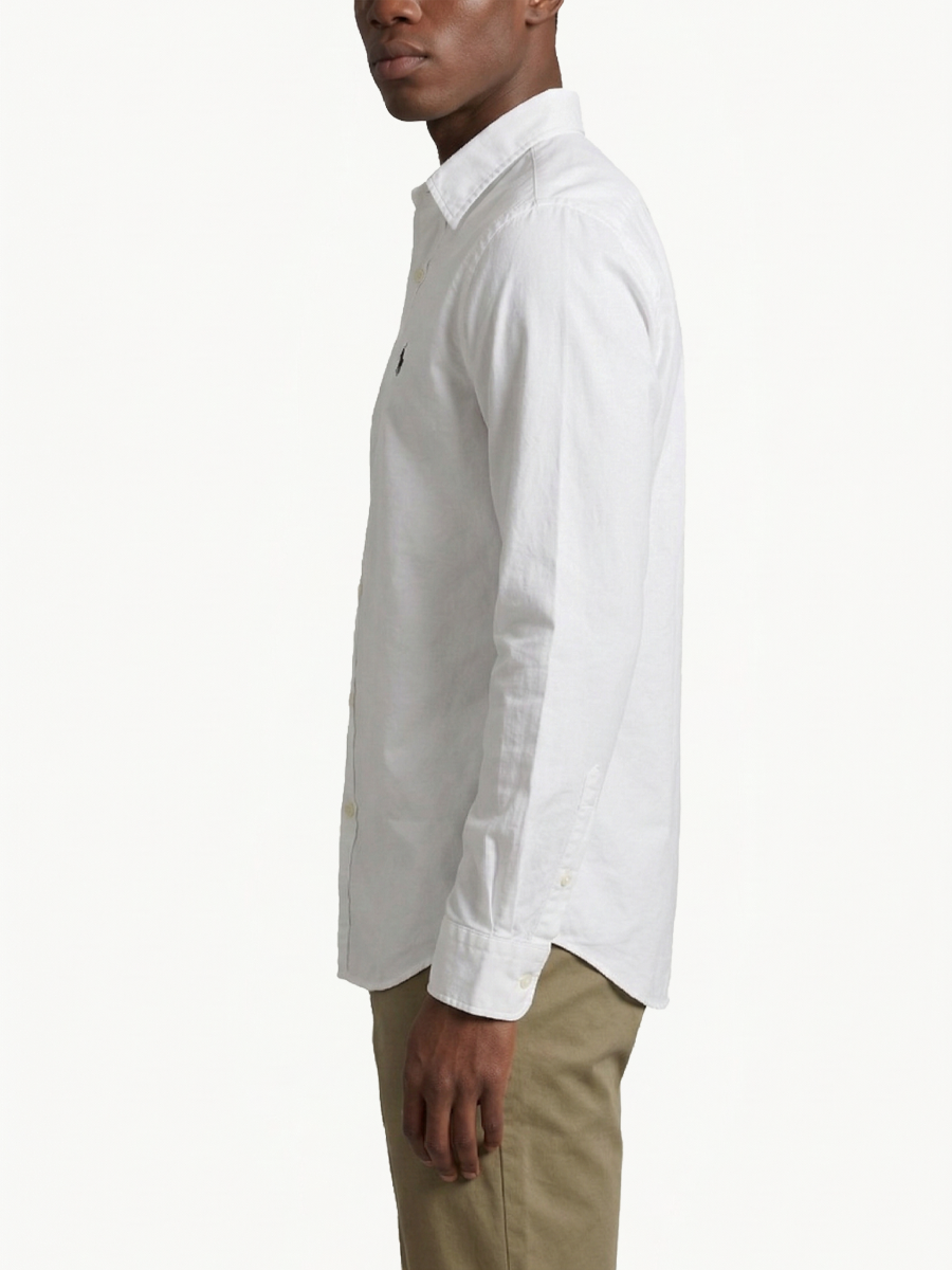 Classic Oxford Long Sleeve Shirt in White