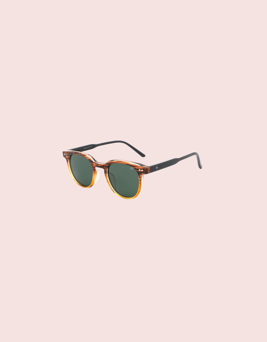 Siya Sunglasses in Brown/Green