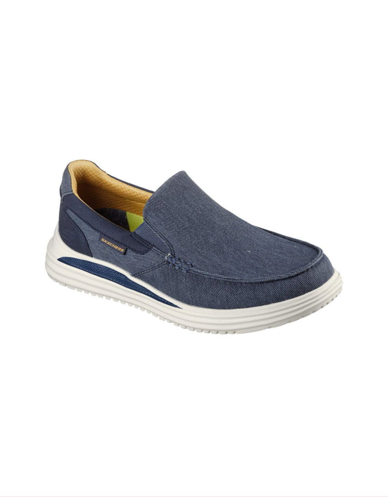 Mens sales navy skechers