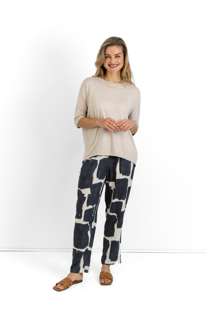 Gabs Classic Pants in Ink Impressions
