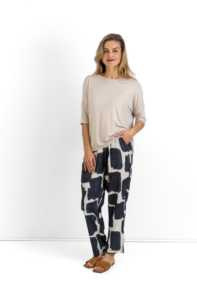 Gabs Classic Pants in Ink Impressions