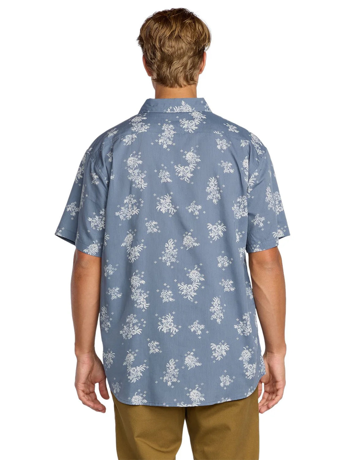 Sundays SS Mini Woven Shirt in Steel Blue