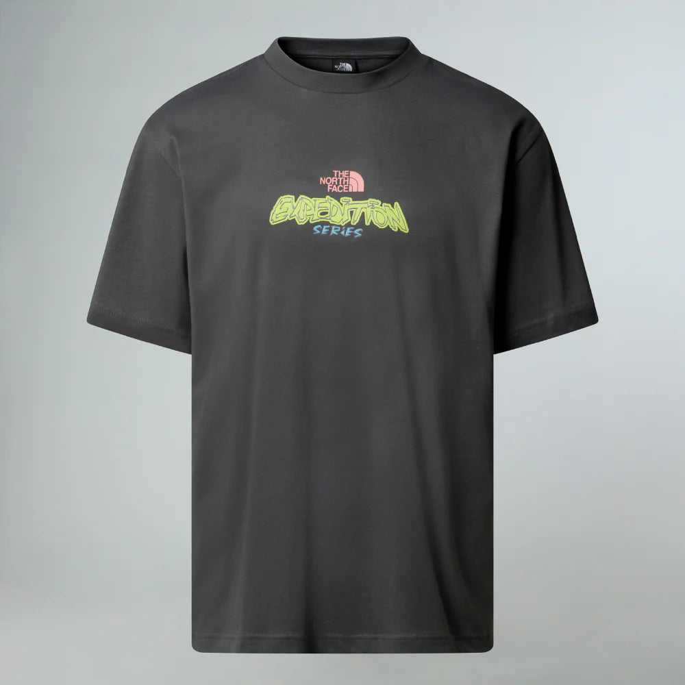 Expedition Celebration Oversized Tee in Anthracite Grey